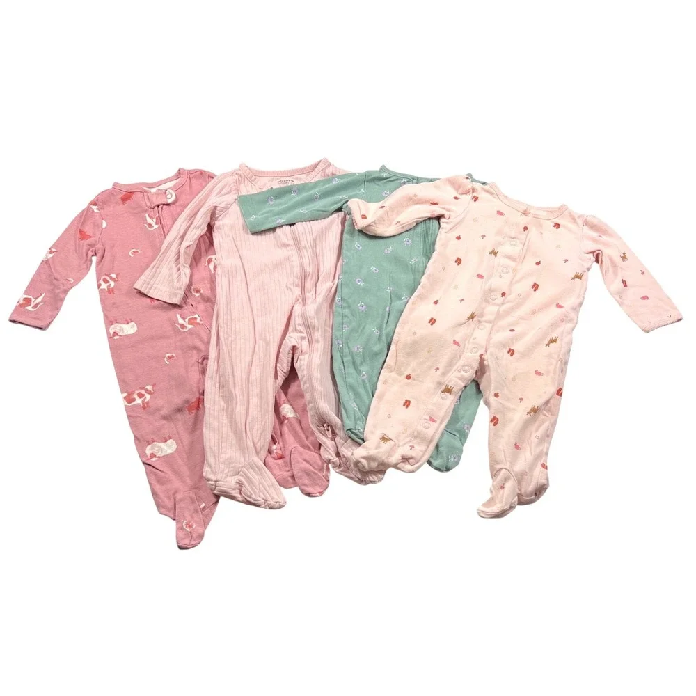 30 Piece Baby Girl Bundle 0-3m, 3-6m, 6m EUC